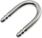 Maxmoral Aquarium U-Shape Connectors, Stainless Steel Fish Tank Air Pump Accessories CO2 System Tube Connector