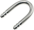 Maxmoral Aquarium U-Shape Connectors, Stainless Steel Fish Tank Air Pump Accessories CO2 System Tube Connector
