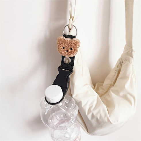 ZHENZQ Water Bottle Buckle Clip Carabiner Embroidery Bottle Holder Belt Water Bottle Hook for Travel Hiking Water