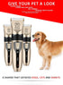 Pet Shaver Clippers - Low Noise Rechargeable Cordless Electric Hair Clippers for Small and Large Dogs and Cats