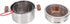 304 MAVIS LAVEN Multi Purpose Pot, Stainless Steel Deep Cookware with Glass Lid and Frying Basket, for Soup Stock Pasta