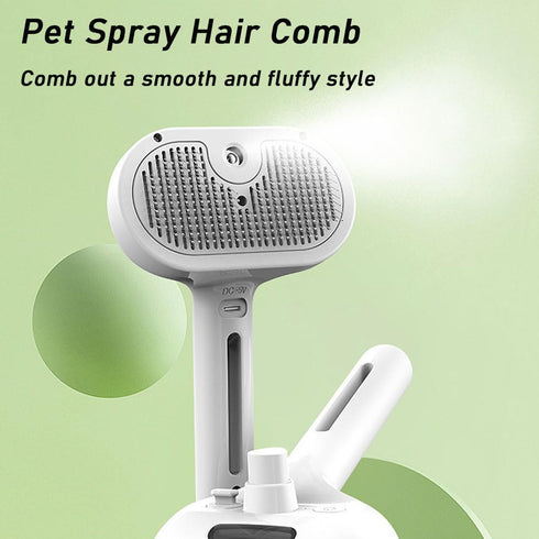 Generic 3 1 (1*black) Shower Brush Bathing Kit, Dog Shampoo Brush, In Pet Grooming Comb With Electronic Mist Spray
