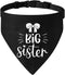 Big Sister Dog Bandana Collar, Pregnancy Announcement Bandana, Adjustable Dog Collar with Quick Release Buckle