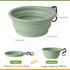 Portable Collapsible Dog Bowls 2pcs for Small to Medium Dogs and Cats, BPA Free Travel Bowl for Hiking