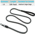 2/3/4/6/10 Foot Reflective Dog Leash - Strong Nylon Braided Heavy Duty Dog Training Leash for Large Medium Small Dogs