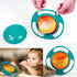 ZTL Gyro Bowl, 360 Degree Rotation Spill Resistant Gyroscopic Bowl with Lid for Kids