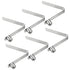 PATIKIL 6 Pack Kayak Paddle Snaps, 8x6.5mm Steel V Shaped Spring Clips for Camping Awning Tent Pole