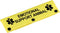 Therapy Service Dog Leash Sleeve, Emotional Support Animal Dog Leash Wrap with Alert Hanging ID Patch Tag