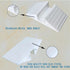 6-Piece Plastic Support Feet for Pet Gate Fence, Triangular Isolation Reinforcement Accessories for Dog Gate Panel