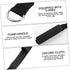 Garneck 4pcs Resistance Band Handles - Plastic D Ring Exercise Strap Foam Handle for Home Gym Fitness Equipment