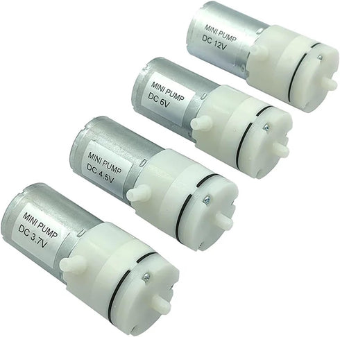SFKGXELS 3.7V 6V 12V 370 3.7V) Small Mini Motor Diaphragm Air Pump Vacuum Pump Negative Pressure Suction Breast Pump