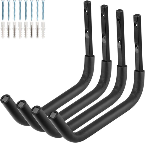 Heavy Duty Kayak Storage Hooks, 15.5 Inch Wall Mount Paddle Board Storage Rack, Surfboard Hanger
