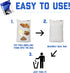 Cat Scoop & Bag - Self-Bagging Kitty Litter Scoop with 21 Free Samples of Odor Seal Cat Waste Bags