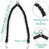 Dual Retractable Dog Leash for Walking 2 Large or Small Dogs (Up to 44 Lbs Each), 16ft Extendable with Poop Bags (Gray,