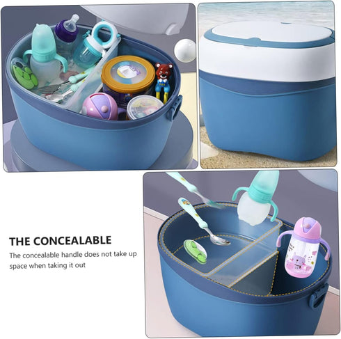 1Pc Portable Bottle Storage Case Durable Organizer for Products Material for Milk Bottles and Tableware with Dustproof