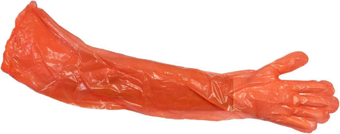 Hunters Specialties Field Dressing Gloves Combo Pack - 6 Pairs Short Latex Gloves & 6 Pairs Shoulder-Length Poly Gloves