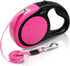 Taglory Retractable Dog Leash, 16ft for Small Medium Dogs up to 44 lbs, One-Handed Brake, Lock, Pink