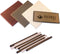 RaceWax Ski P-tex Base Repair Kit: 10 ptex, 3 3M Buffing Pads, Metal Scraper