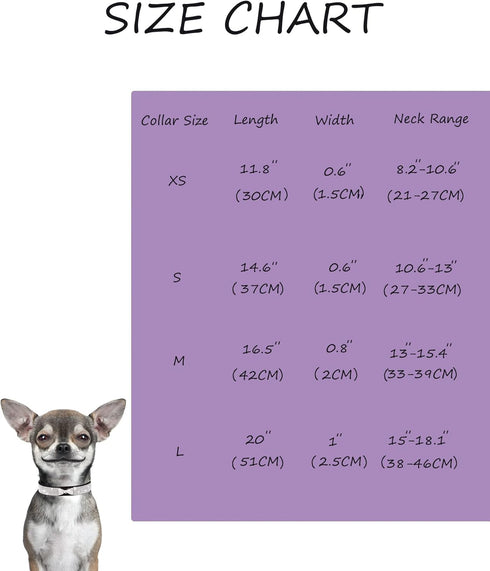 Dog Collar for Small Dogs, Adjustable Pink Suede Bling Rhinestone Collar, Cat Collar (XS, black4)