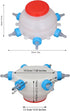 flexman 6 Pack Portable Goat & Lamb Milk Feeder - Automatic Feeding Bucket