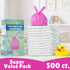 (500 (500 Baby Disposable Diaper Sacks ct.) Lavender Scented, Easy-To-Tie Tabs, Diaper Disposal Pet Waste Bags Bulk