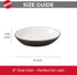 SPOT by Ethical Products Heavy Ceramic High Gloss Dog Bowl, Durable Pet Dish - Dishwasher Safe - 2 TONE GRAY OVAL 6"