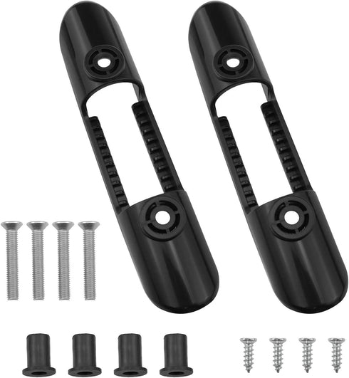 Universal Kayak Paddle Holder Clip, Deck Mounted Fishing Net Clip with Screws for Kayaking and Fishing Tackle Fitting