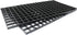 2pcs 30cm x 15cm Plastic Grid Divider Tray for Aquarium Fish Tank Bottom Isolation, Black