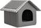 Hollypet Cozy Pet Bed House, Warm Cave Sleeping Bed for Puppy Nest, Cats and Small Dogs, Gray