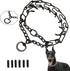 Dog Prong Collar Training Choke Chain, Adjustable Pinch Collar with Comfort Rubber Tips for Small Medium Large Dogs