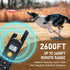 Dog Training Collar | Shock Collar with Beep | Vibration, Safe Static | Waterproof Rechargeable E-Collar, 1500FT Range