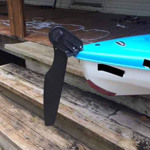 Kayak Rudder, Fishing Watercraft Canoe Boat Rudder, Replacement Parts with Control Line Kit