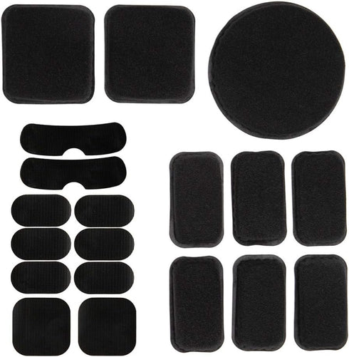 Universal Airsoft Helmet Pads, 19pcs/Set Tactical Replacement Foam Padding Kits for Bicycle Accessories