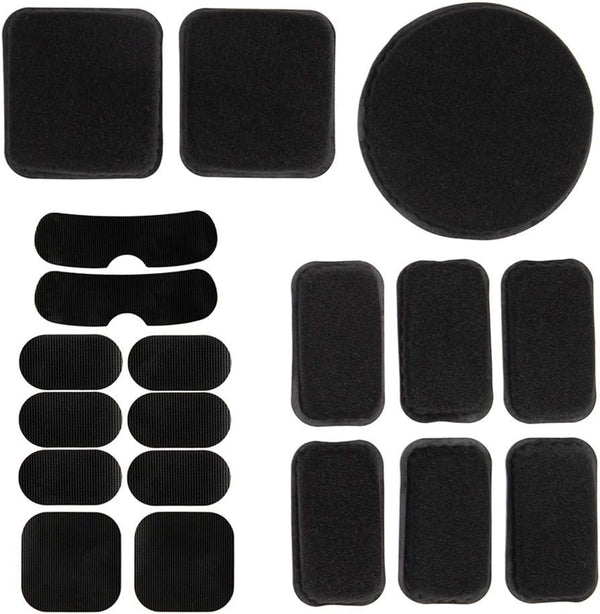 Universal Airsoft Helmet Pads, 19pcs/Set Tactical Replacement Foam Padding Kits for Bicycle Accessories