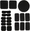 Universal Airsoft Helmet Pads, 19pcs/Set Tactical Replacement Foam Padding Kits for Bicycle Accessories