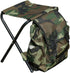 mewmewcat 2 in 1 Folding Chair Portable Backpack Stool Collapsible Camping Fishing Chair