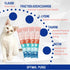 Lickable Cat Treats - Real Tuna Multivitamin Puree with Lysine & Taurine for Indoor Cats, 12 Pack
