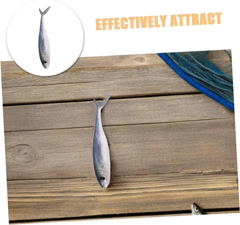 3D Toddmomy Bionic Soft Fishing Lures Pair Sinking Artificial Tuna Swimbaits for Saltwater and Freshwater Pike Fishing