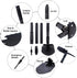 iunio 35in Folding Shovel, Camping Shovel, Heavy Duty Carbon Steel Military Style Entrenching Tool, Collapsible Spade