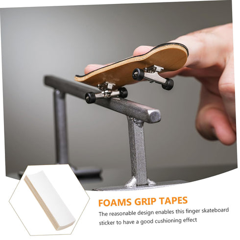 10pcs Set Foam Grip Tape for Fingerboards Non-Skid Stickers for Skateboarding Accessories Easy Peel Stick