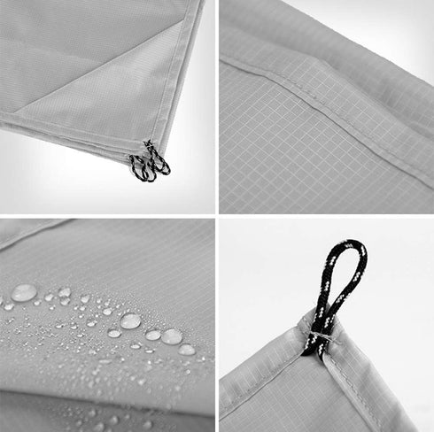 Orga'Neat Pocket Blanket -Compact Picnic Blanket, Beach Blanket Sandproof, 55”x60” Packable Lightweight Fast Dry Small Tarp Mat for Hiking Concert Travel Festivals, Water-Resistant, Fit in Small Bag