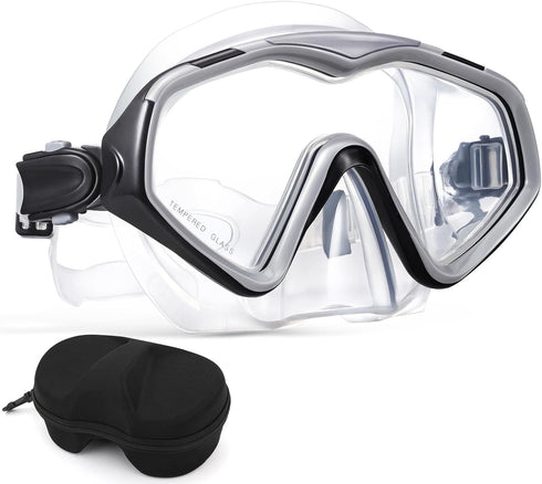 Professional Snorkel Diving Mask with Ultra Clear Lens, Anti Leakage Scuba Mask for Adults