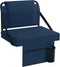 janiry Stadium Seats with Back Support 1PACK Adjustable Bleacher Chairs with Back and