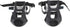 Exercise Bike Pedals, Aluminum Exercise Bicycle Pedals, with Toe Clip and Straps