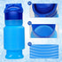 NUOOO 750ml Emergency Toilet Portable Potty Pee Bottles for Male Female Kids Shrinkable Urinal Urine Bottle Outdoor
