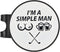 ZZHAO Golf Ball Marker with Magnetic Hat Clip, Funny Accessories, Gifts for Men, 25 MM