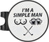 ZZHAO Golf Ball Marker with Magnetic Hat Clip, Funny Accessories, Gifts for Men, 25 MM