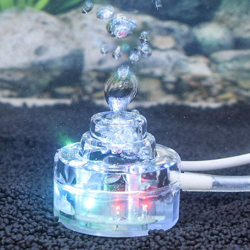 Colorful Gradient Underwater Bubble Fish Tank Light, Submersible LED Waterproof for Fish Tank (U.S. regulations)