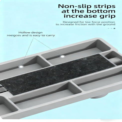 Galaxomny Newly Upgraded Multi-Function Foot Arch Trainer, Unique Gray, Plantar Fasciitis Relief & Arch Support
