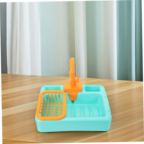 2pcs HANABASS Automatic Bird Bath Tub Toys with Faucet Parakeet Shower Basin for Boy Girl Water Play Design for Bird